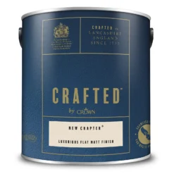 CRAFTED™ By Crown Flat Matt Interior Wall, Ceiling And Wood Paint New Chapter® - 2.5L 10 CRAFTED™ By Crown Flat Matt Interior Wall, Ceiling And Wood Paint New Chapter® - 2.5L -Crown 13167127 1634881140426586