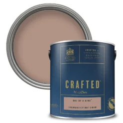 CRAFTED™ By Crown Flat Matt Interior Wall, Ceiling And Wood Paint One Of A Kind® - 2.5L
