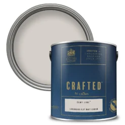 CRAFTED™ By Crown Flat Matt Interior Wall, Ceiling And Wood Paint Clay Like® - 2.5L
