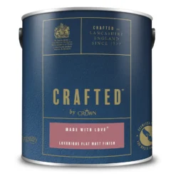 CRAFTED™ By Crown Flat Matt Interior Wall, Ceiling And Wood Paint Made With Love® - 2.5L 10 CRAFTED™ By Crown Flat Matt Interior Wall, Ceiling And Wood Paint Made With Love® - 2.5L -Crown 13167137 6694881136926174
