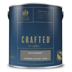 CRAFTED™ By Crown Flat Matt Interior Wall Ceiling And Wood Paint Calligraphy® - 2.5L 10 CRAFTED™ By Crown Flat Matt Interior Wall Ceiling And Wood Paint Calligraphy® - 2.5L -Crown 13167138 7204881106950339