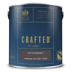 CRAFTED™ By Crown Flat Matt Interior Wall, Ceiling And Wood Paint Leatherbound® - 2.5L -Crown 13167139 1974881134349354