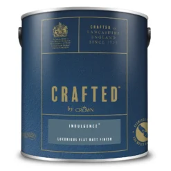 CRAFTED™ By Crown Flat Matt Interior Wall, Ceiling And Wood Paint Indulgence® - 2.5L -Crown 13167142 4424881132003855