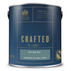 CRAFTED™ By Crown Flat Matt Interior Wall, Ceiling And Wood Paint Button Box® 2.5L 10 CRAFTED™ By Crown Flat Matt Interior Wall, Ceiling And Wood Paint Button Box® 2.5L -Crown 13167144 2064881112135278