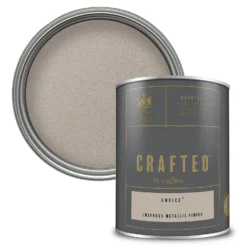 CRAFTED™ By Crown Lustrous Metallic Interior Wall And Wood Paint Entice® - 1.25L