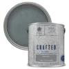 CRAFTED™ By Crown Suede Textured Matt Emulsion Interior Wall Paint Dark Grey - 2.5L -Crown 13167163 9984881160963875