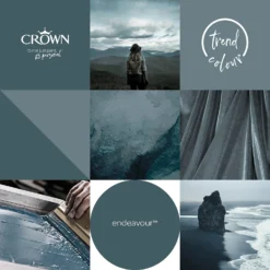 Crown Matt Emulsion Paint Endeavour - Tester 40ml -Crown 13806970 6594963784479386