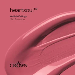 Crown Matt Emulsion Paint Heartsoul - Tester 40ml -Crown 13806973 8694964044527525