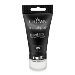 Crown Matt Emulsion Paint Fresh Coconut - Tester 40ml 15 Crown Matt Emulsion Paint Fresh Coconut - Tester 40ml -Crown 13806974 1854963828059351