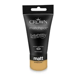 Crown Matt Emulsion Paint Overjoyed - Tester 40ml -Crown 13806985 1574964055547797