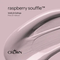 Crown Matt Emulsion Paint Raspberry Souffle - Tester 40ml -Crown 13806988 1574964057657352