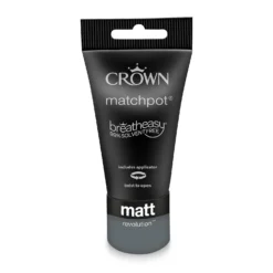 Crown Matt Emulsion Paint Revolution - Tester 40ml -Crown 13806990 1764964058817935