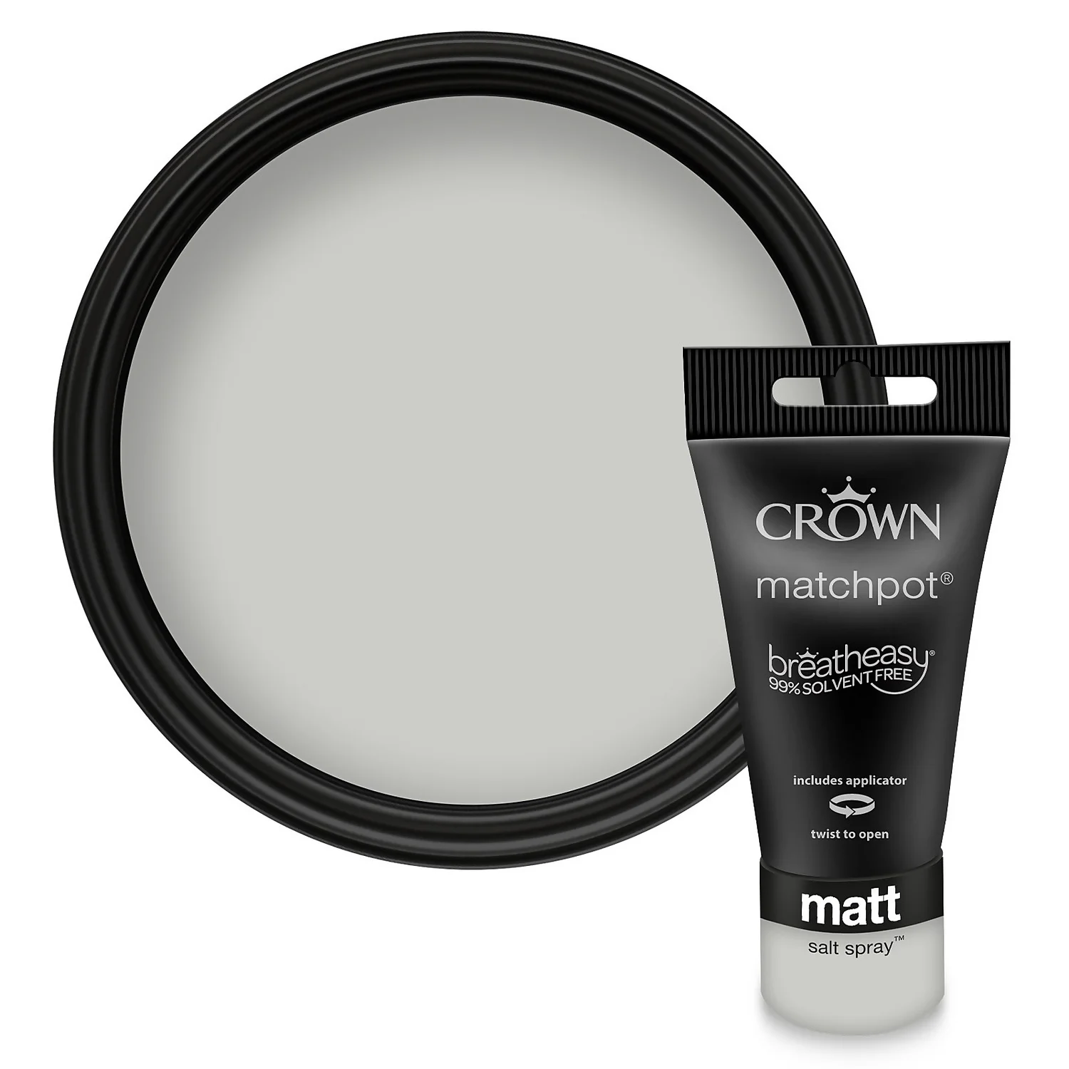 Crown Matt Emulsion Paint Salt Spray - Tester 40ml 3 Crown Matt Emulsion Paint Salt Spray - Tester 40ml