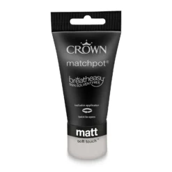 Crown Matt Emulsion Paint Soft Touch - Tester 40ml -Crown 13806996 6644964064055041