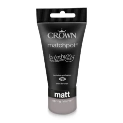 Crown Matt Emulsion Paint Spring Heather - Tester 40ml -Crown 13806997 2044964077437120