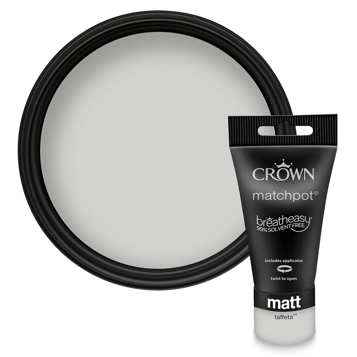 Crown Matt Emulsion Paint Taffeta - Tester 40ml 3 Crown Matt Emulsion Paint Taffeta - Tester 40ml