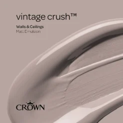 Crown Matt Emulsion Paint Vintage Crush - Tester 40ml -Crown 13806999 1774964080022484