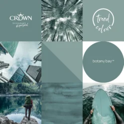 Crown Matt Emulsion Paint Botany Bay - 2.5L -Crown 13807007 1304963774080318