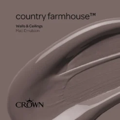 Crown Matt Emulsion Paint Country Farmhouse - 2.5L -Crown 13807008 1894963776348585