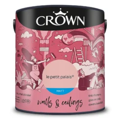 Crown Matt Emulsion Paint Le Petit Palais - 2.5L -Crown 13807016 9764964045106528