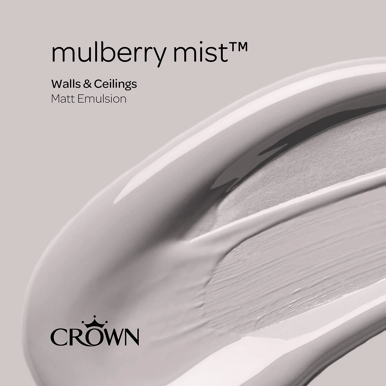 Crown Matt Emulsion Paint Mulberry Mist - 2.5L 9 Crown Matt Emulsion Paint Mulberry Mist - 2.5L - Image 7