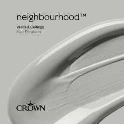 Crown Matt Emulsion Paint Neighbourhood - 2.5L -Crown 13807022 3914964053190103