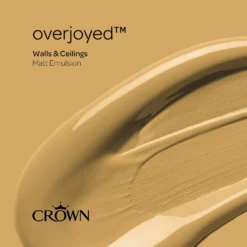 Crown Matt Emulsion Paint Overjoyed - 2.5L -Crown 13807025 3454964055600750