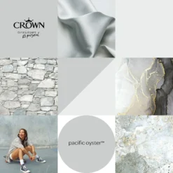 Crown Matt Emulsion Paint Pacific Oyster - 2.5L 16 Crown Matt Emulsion Paint Pacific Oyster - 2.5L -Crown 13807026 2114964056368744