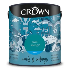 Crown Matt Emulsion Paint Palm Springs - 2.5L 19 Crown Matt Emulsion Paint Palm Springs - 2.5L -Crown 13807027 1554964056966287