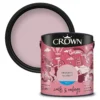 Crown Matt Emulsion Paint Raspberry Souffle - 2.5L -Crown 13807029 1844964057227905