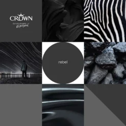 Crown Matt Emulsion Paint Rebel - 2.5L -Crown 13807032 1824964058107310