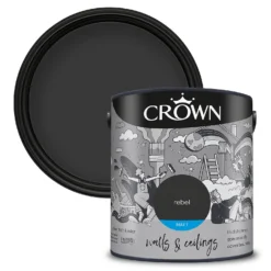 Crown Matt Emulsion Paint Rebel - 2.5L