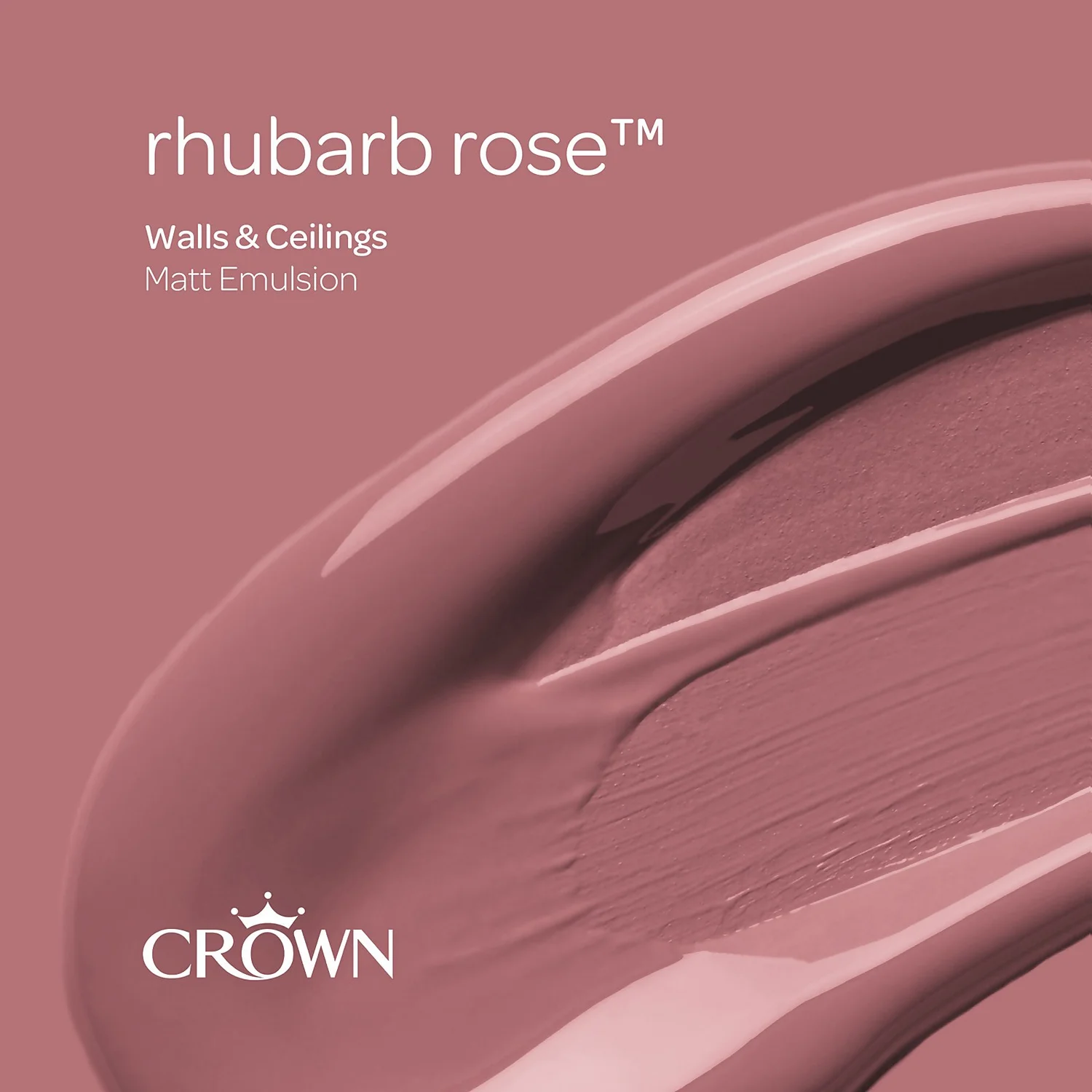 Crown Matt Emulsion Paint Rhubarb Rose - 2.5L 9 Crown Matt Emulsion Paint Rhubarb Rose - 2.5L - Image 7
