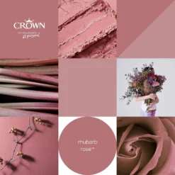 Crown Matt Emulsion Paint Rhubarb Rose - 2.5L 16 Crown Matt Emulsion Paint Rhubarb Rose - 2.5L -Crown 13807034 6384964059065429