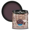 Crown Matt Emulsion Paint Ruby Chocolate - 2.5L 1 Crown Matt Emulsion Paint Ruby Chocolate - 2.5L -Crown 13807035 6134964059501425