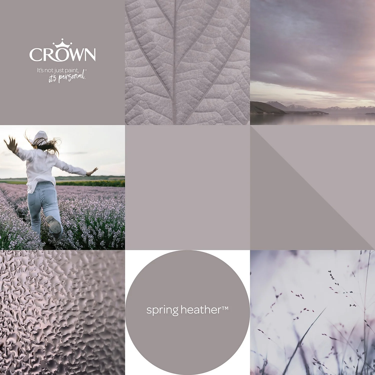 Crown Matt Emulsion Paint Spring Heather - 2.5L 8 Crown Matt Emulsion Paint Spring Heather - 2.5L - Image 6