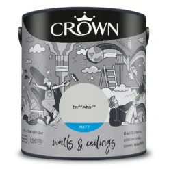 Crown Matt Emulsion Paint Taffeta - 2.5L -Crown 13807041 9684964077856562