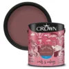 Crown Matt Emulsion Paint Winter Cherry - 2.5L -Crown 13807044 7464964080270275