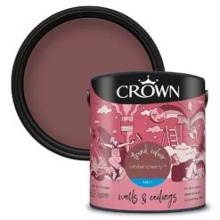 Crown Matt Emulsion Paint Winter Cherry - 2.5L