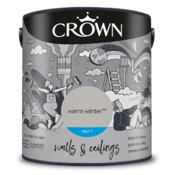 Crown Matt Emulsion Paint Warm Winter - 2.5L -Crown 13807045 6634964080180884