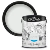 Crown Matt Emulsion Paint Chalky White - 5L -Crown 13807048 2484963775519223