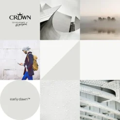 Crown Matt Emulsion Paint Early Dawn - 5L -Crown 13807050 1674964021289294