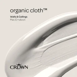 Crown Matt Emulsion Paint Organic Cloth - 5L -Crown 13807055 5744964055553479