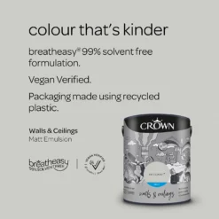 Crown Matt Emulsion Paint Salt Spray - 5L -Crown 13807056 8764964062373904