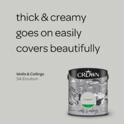 Crown Silk Emulsion Paint Salt Spray - 2.5L -Crown 13807088 1744964089257126