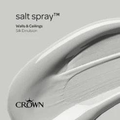 Crown Silk Emulsion Paint Salt Spray - 2.5L -Crown 13807088 3104964089341675