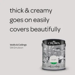 Crown Silk Emulsion Paint Spotlight - 5L -Crown 13807089 1244964089575000