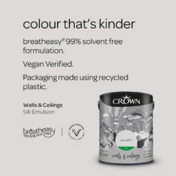 Crown Silk Emulsion Paint Spotlight - 5L -Crown 13807089 1414964089605378