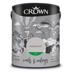 Crown Silk Emulsion Paint Cloud Burst - 5L 19 Crown Silk Emulsion Paint Cloud Burst - 5L -Crown 13807092 4444964088657177